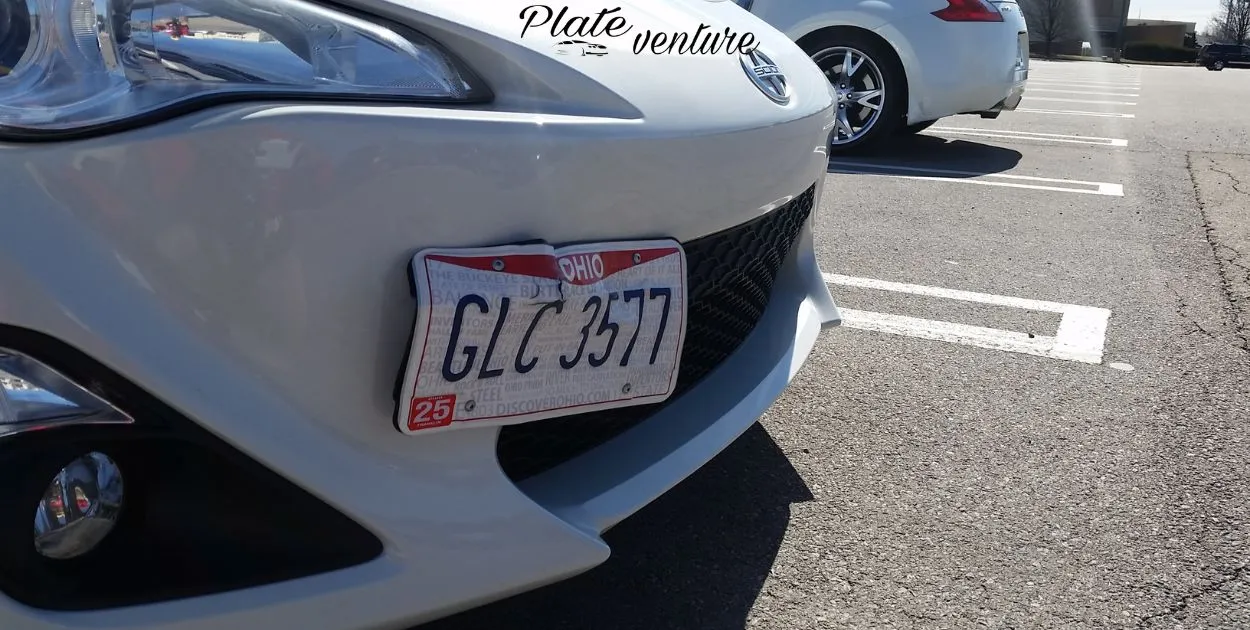 Bent Corner Of License Plate?