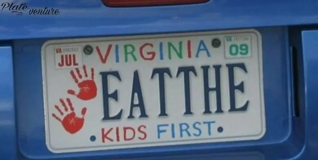 Can I Put My License Plate In My Front Window In Virginia