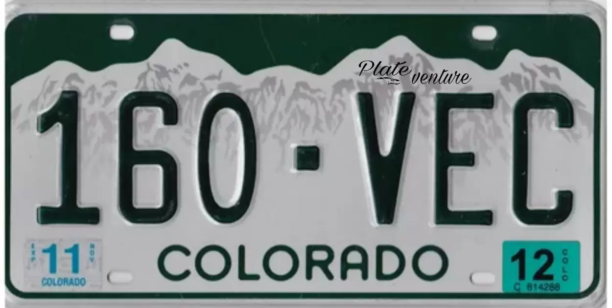 Colorado Red License Plate?