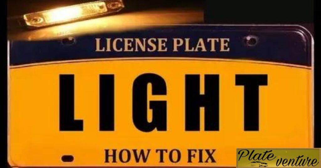 How To Fix License Plate Light Wiring