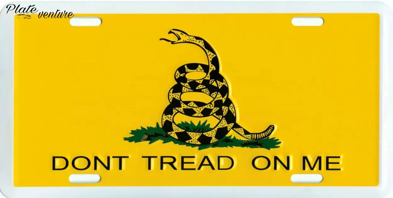 How To Get A Don't Tread On Me License Plate?