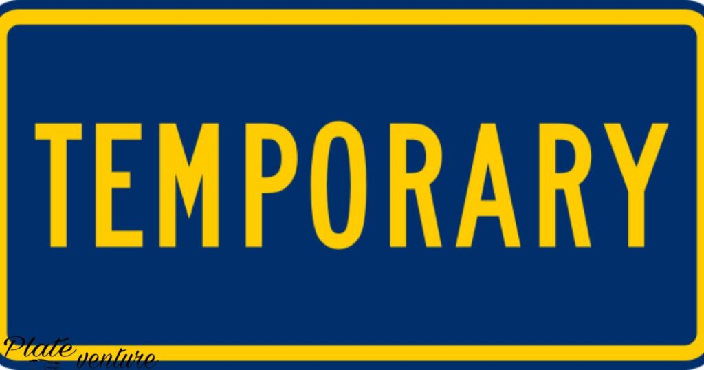 Online Application for Temporary Plates