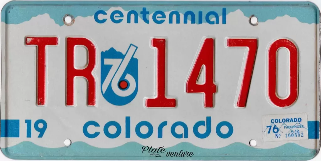 Red Colorado License Plate Meaning