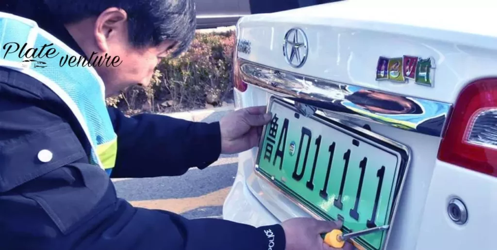 Removing the License Plate if Necessary