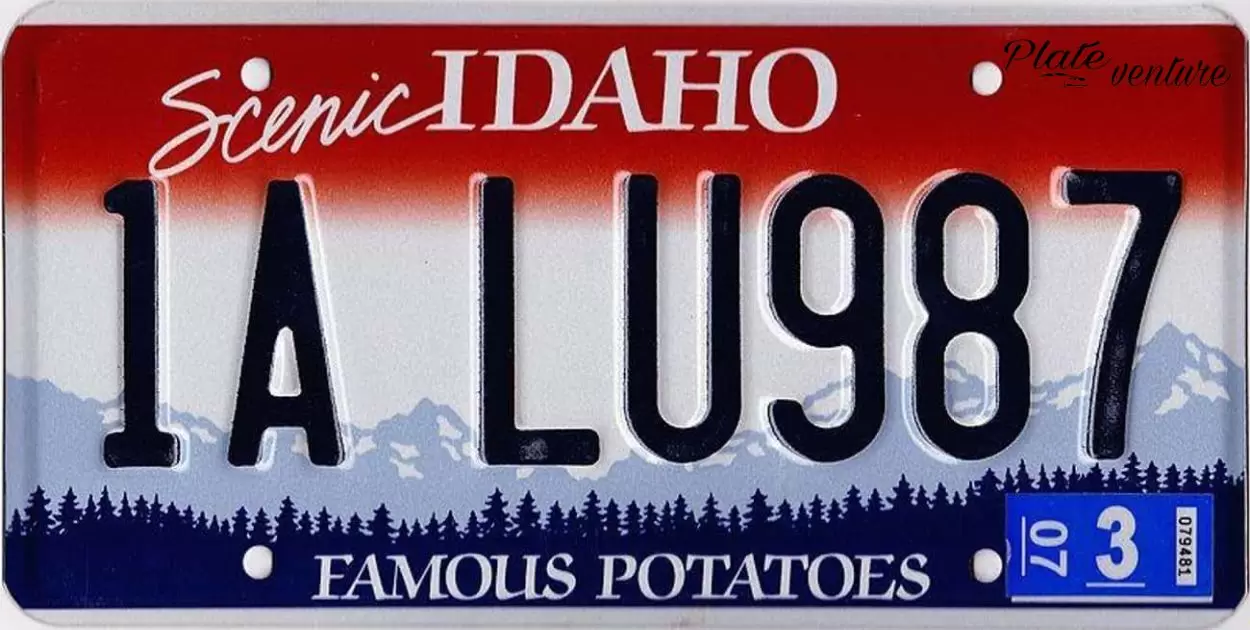 What Does Kz Mean On An Idaho License Plate?