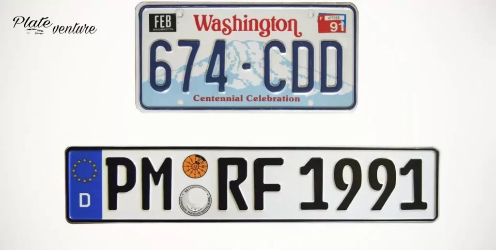 Comparing European and American License Plate Standards