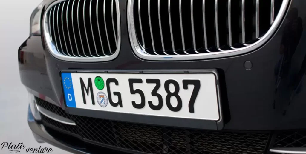 European Style Front License Plate