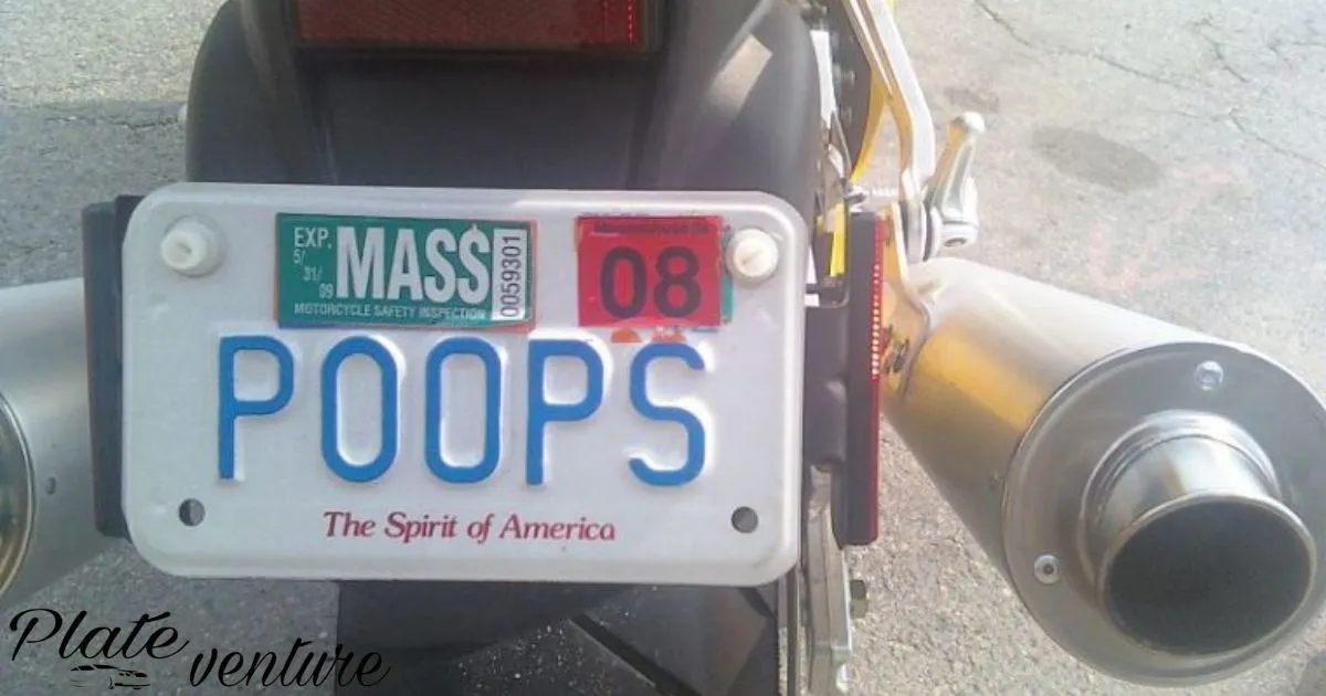 Motorcycle License Plate Dimensions