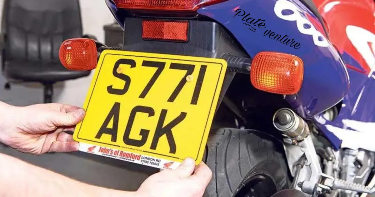 Size Of Motorcycle License Plate