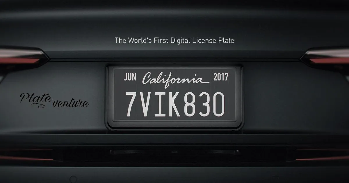 Size Of Us License Plate