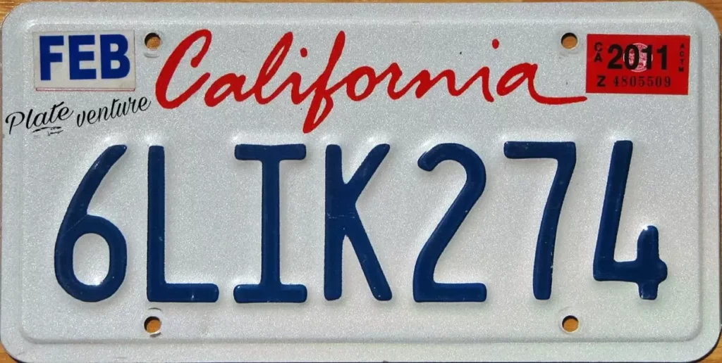 Where should I place my license plate while it's not attached to my car?