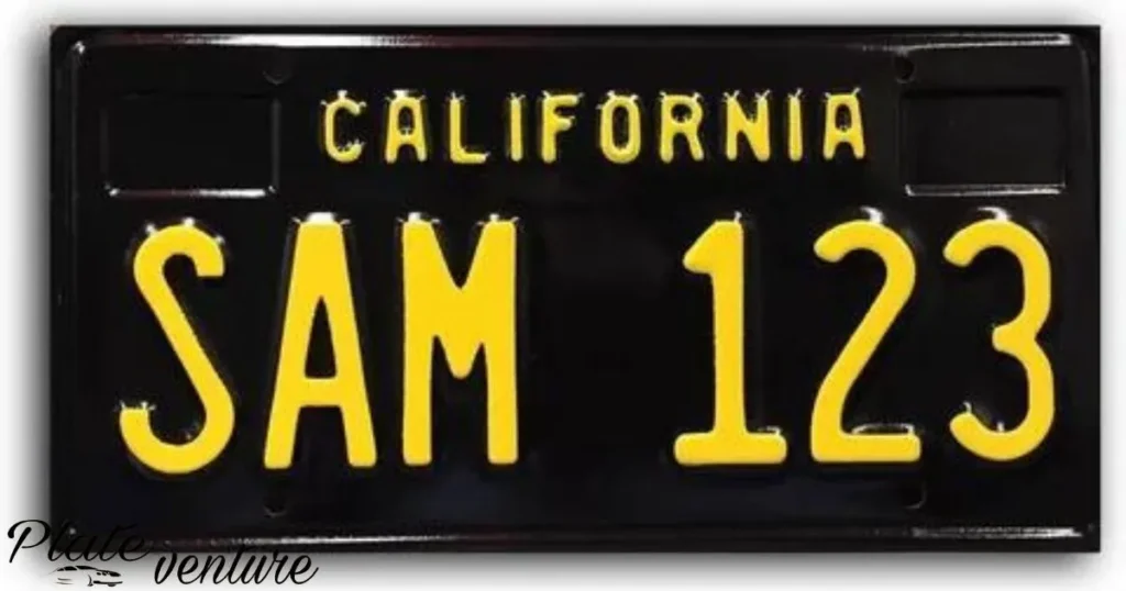 Black License Plate Legal In California