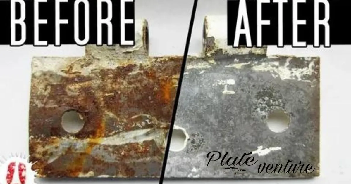 How To Remove Rust From A License Plate?