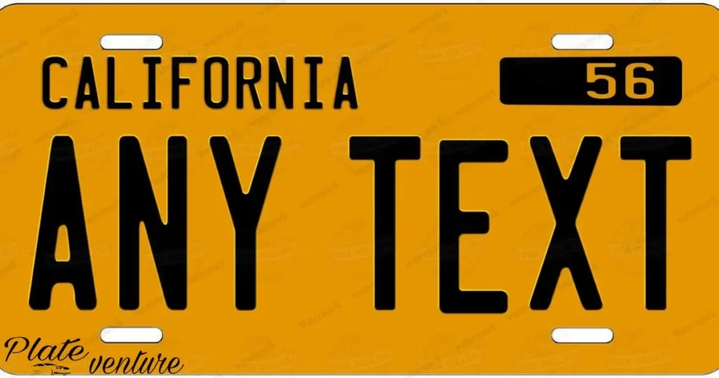 Personalize Or Customize Black License Plates In California